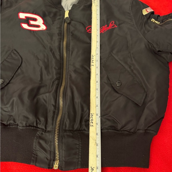 Dale Earnhardt SR Vintage 90s Reversible Chase NASCAR Bomber Jacket Mens Size M - Picture 11 of 12